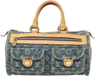 Louis Vuitton Speedy Blue Denim - Jeans Handbag (Pre-Owned)