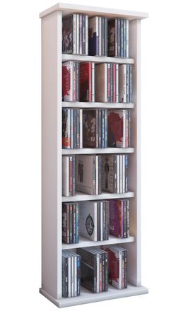 ebuy24 Ebuy24 - Estante De Cd Vcm Madera Estante De Cd Con Espacio Para 150 Cd O 65 Dvd O 36 V&iacute;deos Dimensiones: Al. 92 X An. 31 X T. 18 Cm Estante De Dvd El