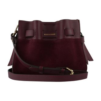 Pourchet Tassen, Dames, Rood, ONE Size, Leer, Blossom Petit &Eacute;paule