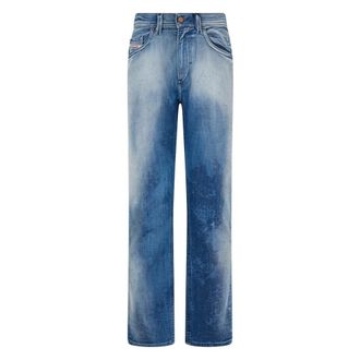 Diesel Straight Jeans, male, Blue, Size: W29 Light blue jeans with a straight cut