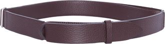 Orciani Nobuckle Micron Textured Calf Leather Belt