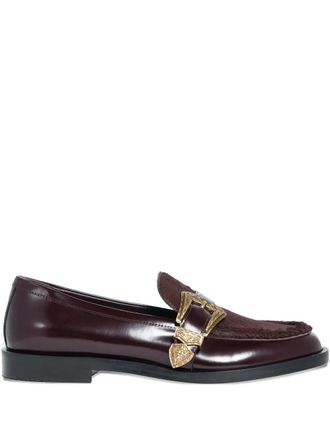 Roberto Festa Milano Lira loafers van ponyleer met gesp - Bruin