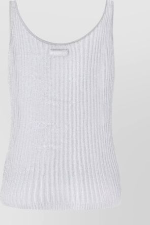Pinko ribbed knit tank top