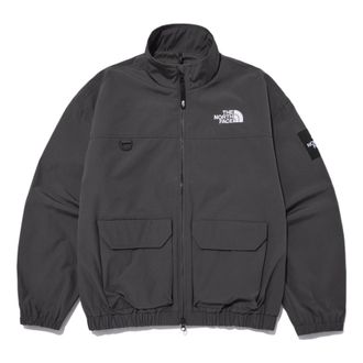 The North Face FW22 Logo Crop Jacket Grey NJ3BN51L