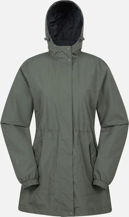 Mountain Warehouse Womens Mountain Warehouse Womens/Ladies Rainfall Waterproof Jacket - Green - Size: 18