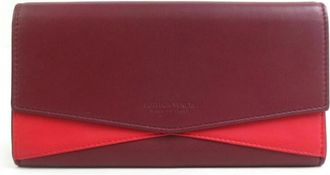 Bottega Veneta Pre-owned Wallets, female, Red, Size: ONE SIZE Pre-owned Leather Wallet