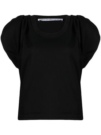 Alexander Wang Draped Shoulder Sleeveless Top