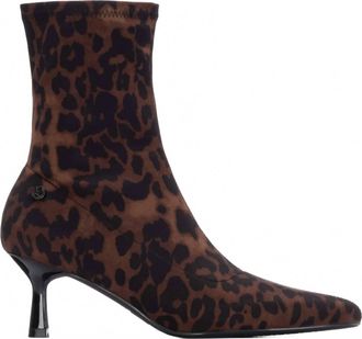 Xti Womens 144702 Heels Booties In Leopard