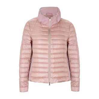Herno Down Jackets, female, Pink, Size: 2XS Quilted Down Jacket