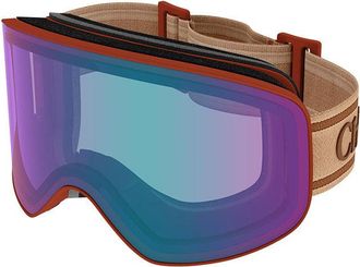 Chlo&eacute; CH0072S002 Mirrored Shield Full Rim Sunglasses - Brown