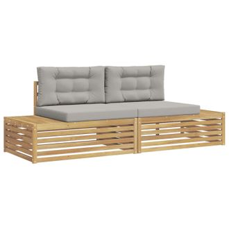 vidaXL Conjunto De Sof&aacute;s De Exterior Blanco 230,5 X 83 X 73 Cm Vidaxl