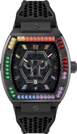 Philipp Plein Accessoires, Heren, Zwart, ONE Size, The Hexagon Phantom
