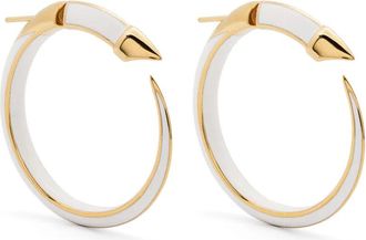 Shaun Leane sterling silver Sabre Solis hoop earrings - Oro