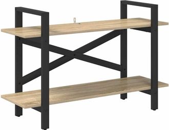 vidaXL Estante de libros Roble Sonoma 100 x 33,5 x 64 cm vidaXL