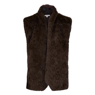 Zusss Jassen, Dames, Bruin, XL, Polyester, Gilet 0310-0031