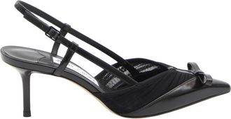 Jimmy Choo London Black Bow Pumps