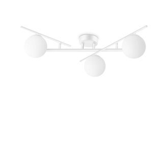 Ideal Lux Ideal Lux - Plafoniera Contemporanea Atlas Metallo Bianco G9 4w 3000k Ip20