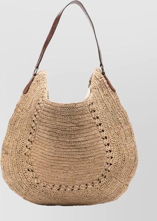 Ibeliv woven texture shoulder bag with single strap