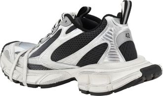 Balenciaga Mens 3xl Chunky Sneakers Black-Grey-White Upper: Polyurethane Trainers Black/grey/white