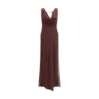 Andamane Silk Long Womens Dress