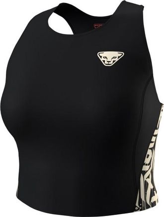 Dynafit Trail Crop Top Tank Top f&uuml;r Damen | schwarz
