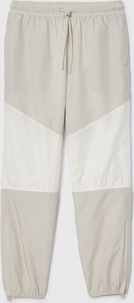 Lacoste Womens Colour-Block Joggers in Grey - Size 10 UK