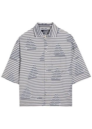 Jacquemus La Chemise Plage Striped Jacquard Cotton Shirt - Multicoloured - 52 (IT52 / XL)