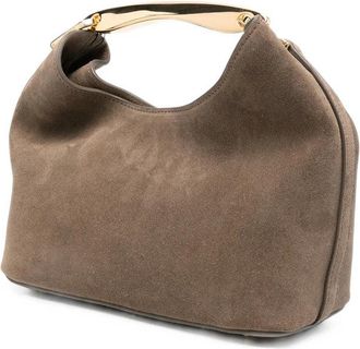 Elleme Small Boomerang Suede Shoulder Bag - Brown