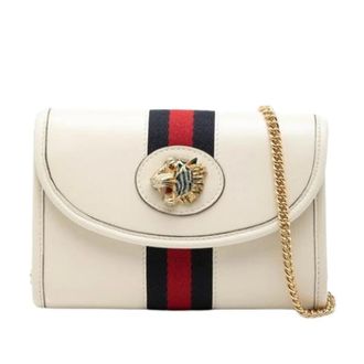 Gucci Pre-owned Clutches, female, White, Size: ONE SIZE Pre-owned Vintage Shoulder Bag