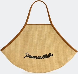 Simon Miller Large Mercado Tote Bag In Natural Raffia