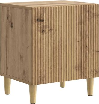 vidaXL Armario De Noche Roble Artisan 43 X 34,5 X 50 Cm Vidaxl
