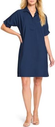 Nic+Zoe Devon Short Sleeve Shirtdress in Dark Indigo at Nordstrom Rack, Size X-Large