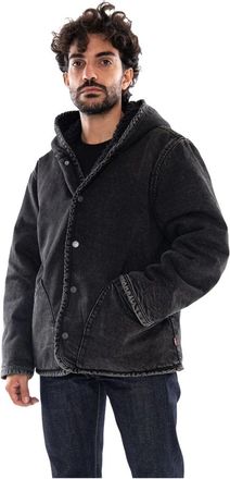 Levi's Giacca con cappuccio Deck Sherpa - - Jackets - Uomo - Nero - L