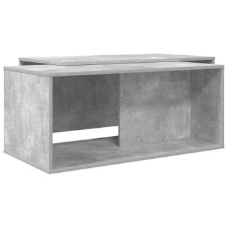 vidaXL Juego De Mesas De Centro 2 Pcs Gris Concreto Vidaxl
