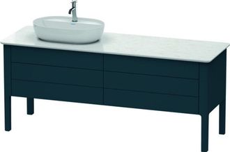 Duravit Mueble De Ba&ntilde;o Luv 743x1783x570m Con Iluminaci&oacute;n En Li Azul Medianoche Semibrillante