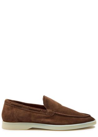 Aur&eacute;lien Yacht Suede Loafers - Brown - 45 (IT45 / UK11)