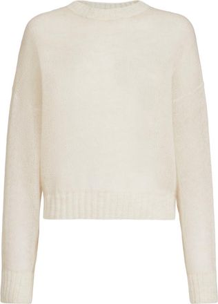 Brunello Cucinelli Mohair and wool sweater in Ivory at Nordstrom, Size Xx-Large Eu