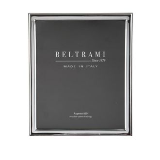 BELTRAMI Portafoto Strettissima foto 20x25 cm Beltrami con argento Miro Silver