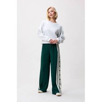 Catwalk Junkie wide leg high waist broek groen