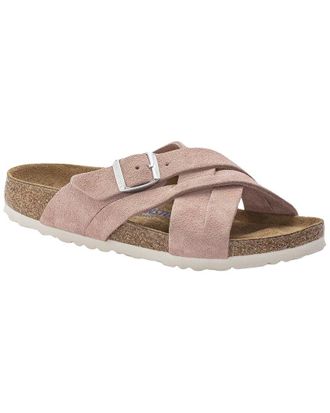 Birkenstock Lugano Soft Footbed Suede Sandal