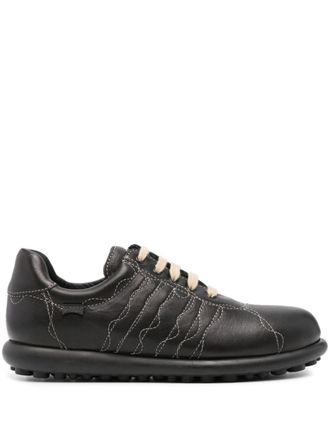 Camper Pelotas Ariel contrast-stitch leather sneakers - Black