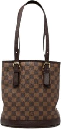 Louis Vuitton Bolso de cubo Marais Pre-owned - Pre-owned - Mujer - Marr&oacute;n - ONE SIZE