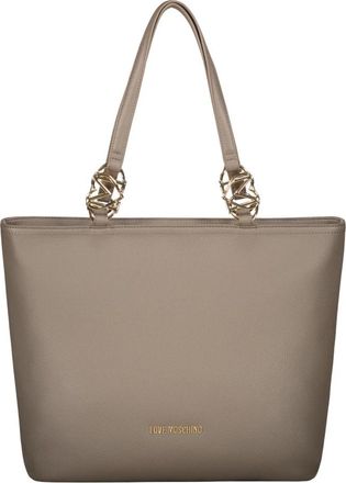 Love Moschino Tote bag met logo - Dames - Shoppers - Grijs - ONE Size - Tassen