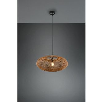 Trio Suspensi&oacute;n Casa De Vacaciones Pantalla Fibras Naturales Hedda Lighting