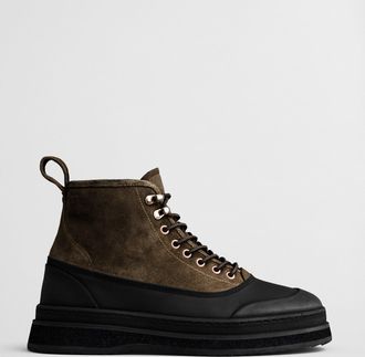 GANT Men Blistown Suede Lace-Up Boots (41) WARM KHAKI