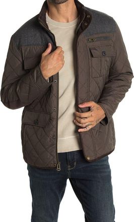 Cole Haan Quilted Utility Pocket Jacket in Olive at Nordstrom Rack, Size Xx-Large