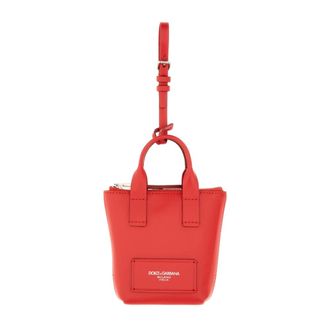 Dolce & Gabbana Charm de Piel - Accessories - Mujer - Rojo - ONE SIZE