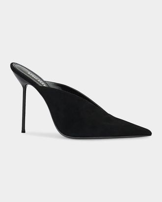 PARIS TEXAS Lidia 105MM Patent Leather Mules