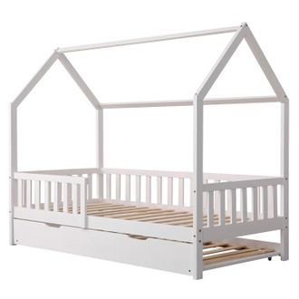 Happy Garden Cama Caba&ntilde;a Nido Para Ni&ntilde;os 190x90cm Blanca Marceau
