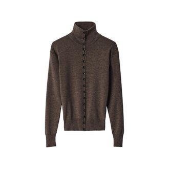 Christophe Lemaire Button-up High-neck Cardigan